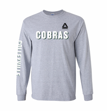 Load image into Gallery viewer, COBRAS LS Team Tee in Grey Htr
