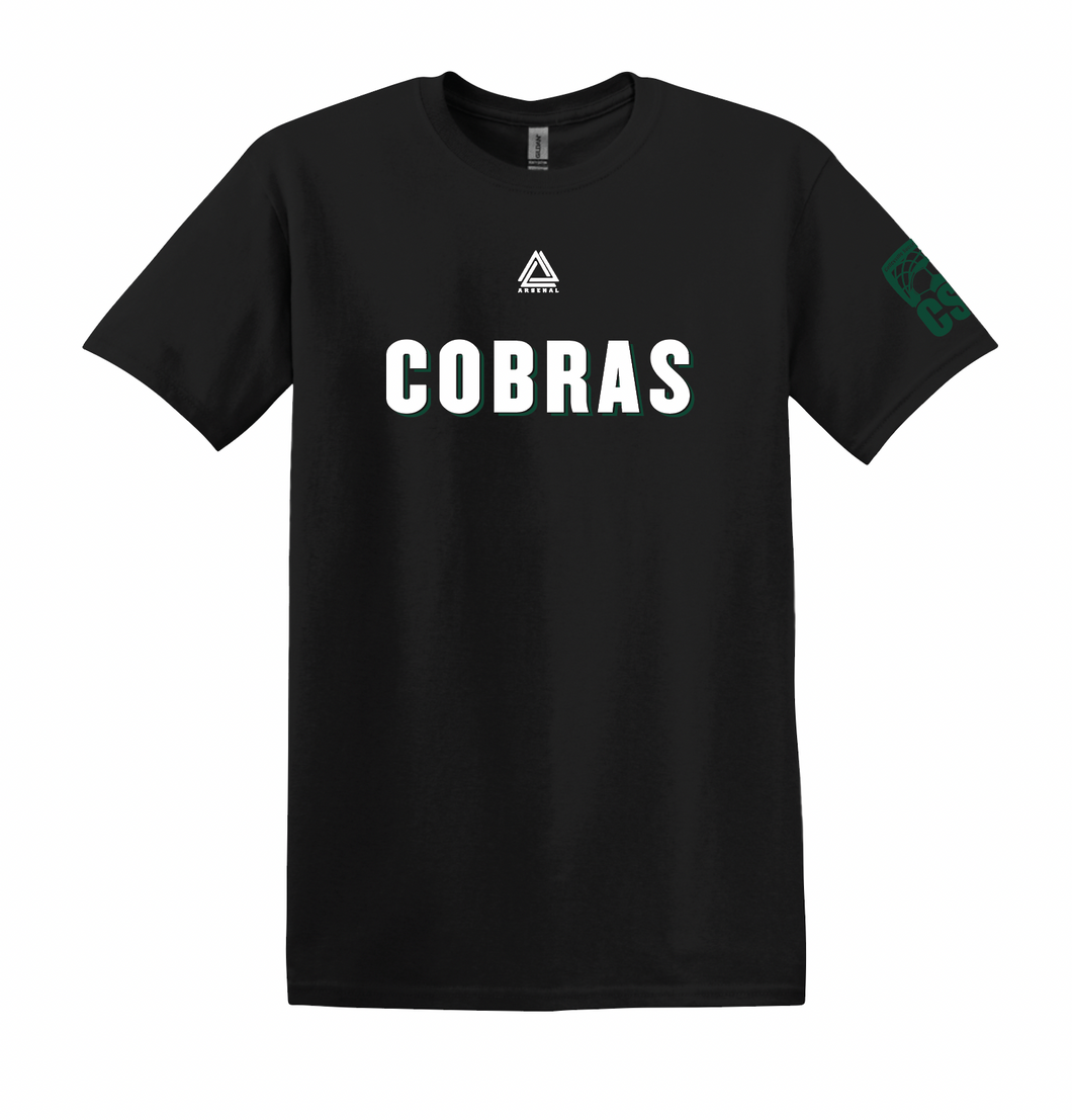 COBRAS Team Tee in Black