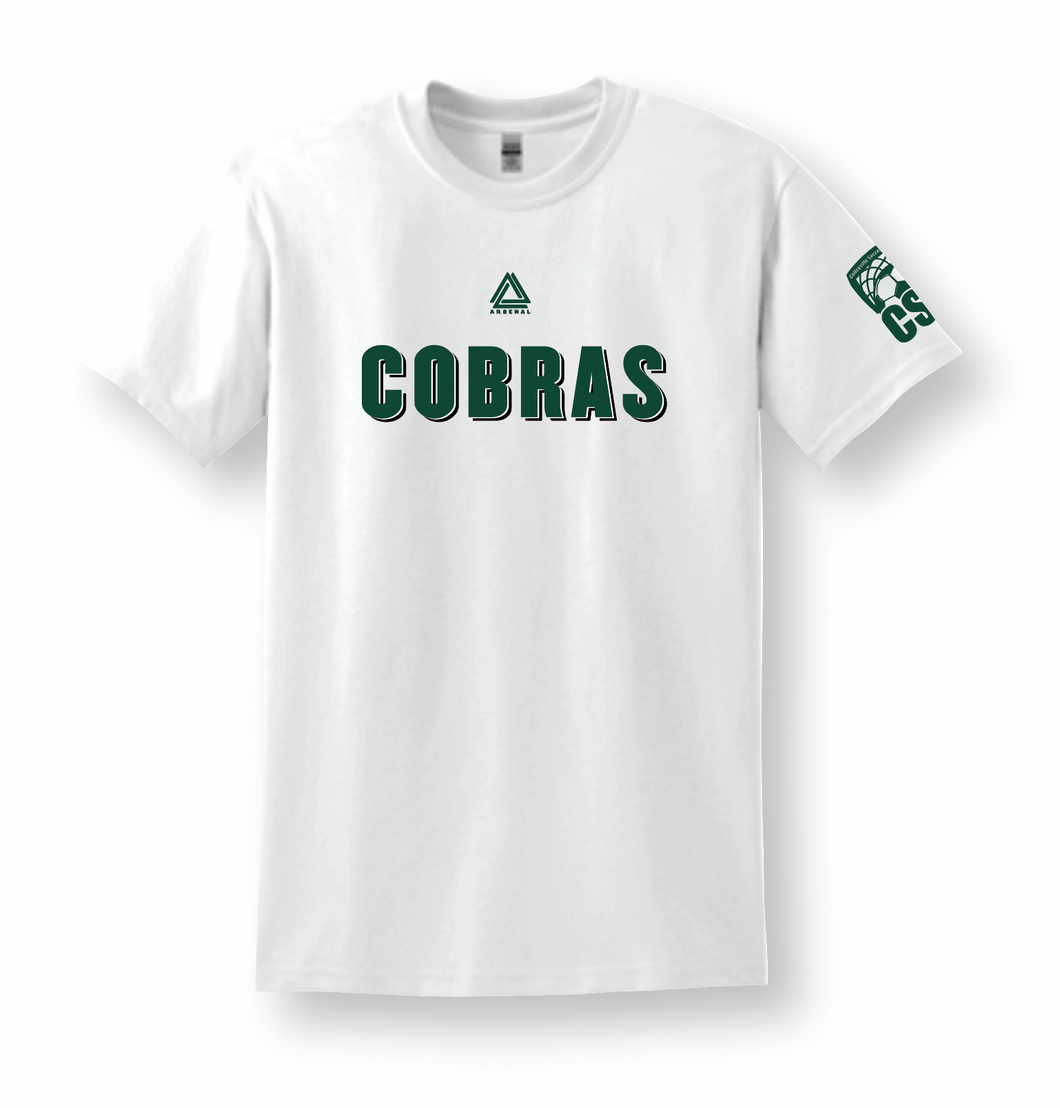 COBRAS Team Tee in White