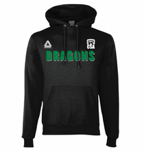 Load image into Gallery viewer, DRAGONS Pullover Hoodie in Black
