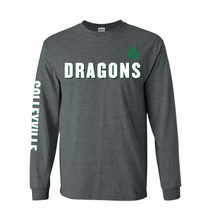 Load image into Gallery viewer, DRAGONS LS Team Tee in Charcoal Htr
