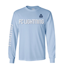 Load image into Gallery viewer, FC LIGHTNING LS Team Tee in Light Blue
