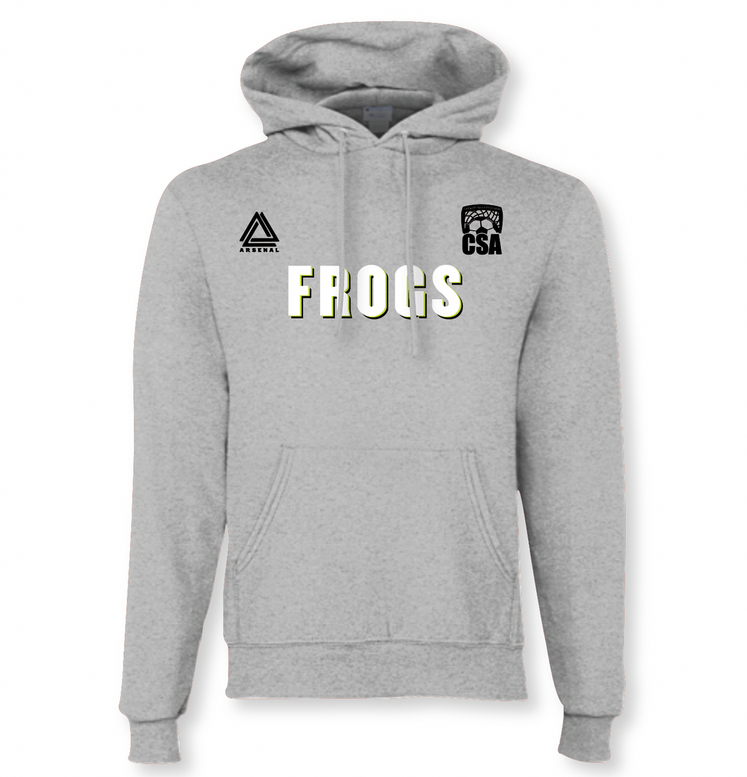 FROGS Pullover Hoodie in Grey Htr