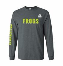 Load image into Gallery viewer, FROGS LS Team Tee in Charcoal Htr
