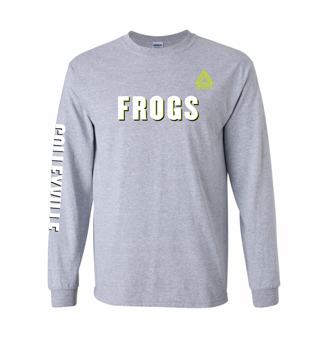 FROGS LS Team Tee in Grey Htr