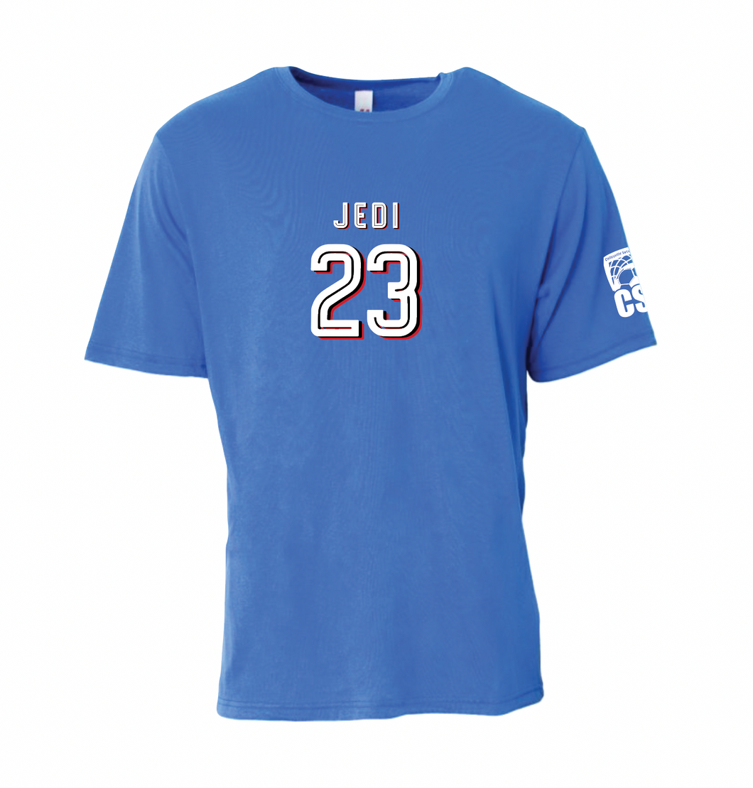 JEDI DriFit SS Tee in Blue