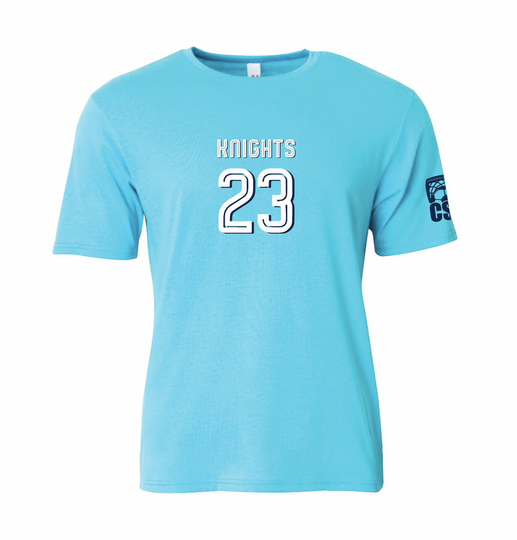 KNIGHTS DriFit SS Tee in Light Blue