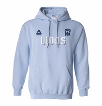 Load image into Gallery viewer, LIONS Pullover Hoodie in Light Blue
