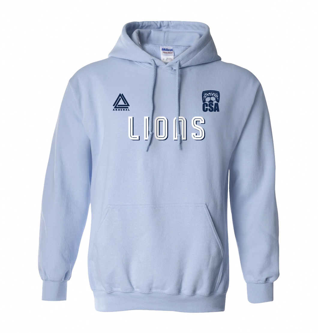 LIONS Pullover Hoodie in Light Blue