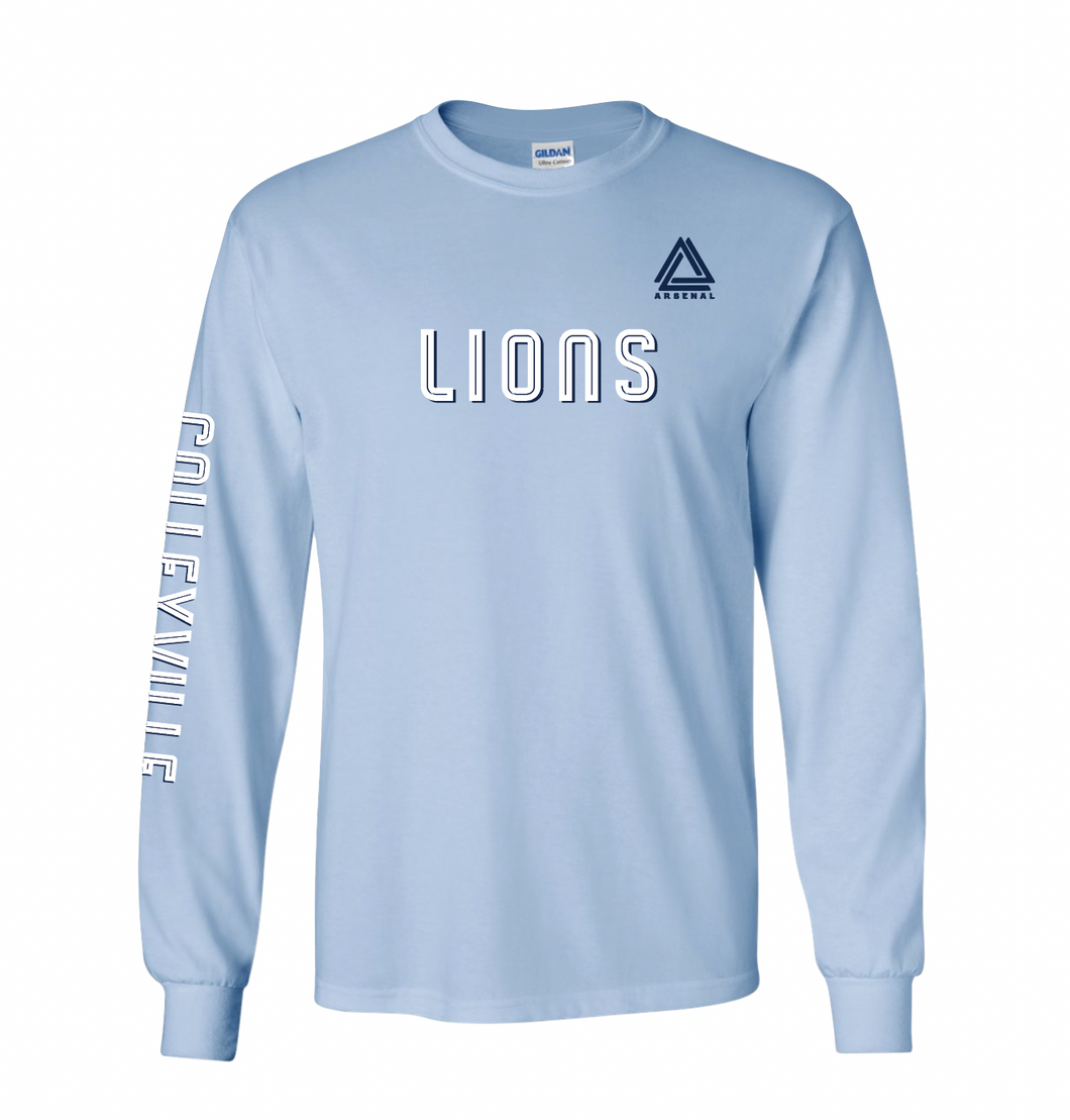 LIONS LS Team Tee in Light Blue