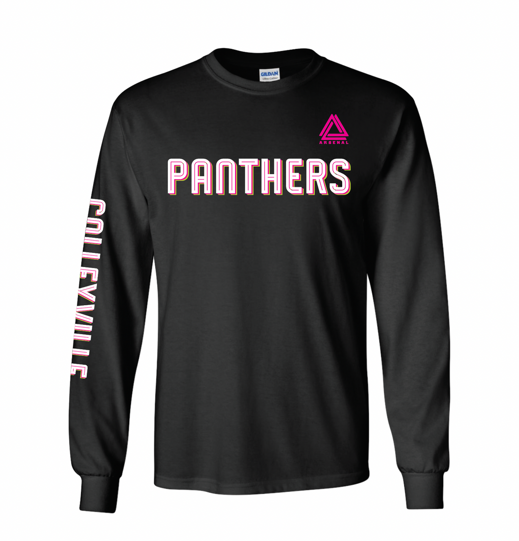 PANTHERS LS Team Tee in Black