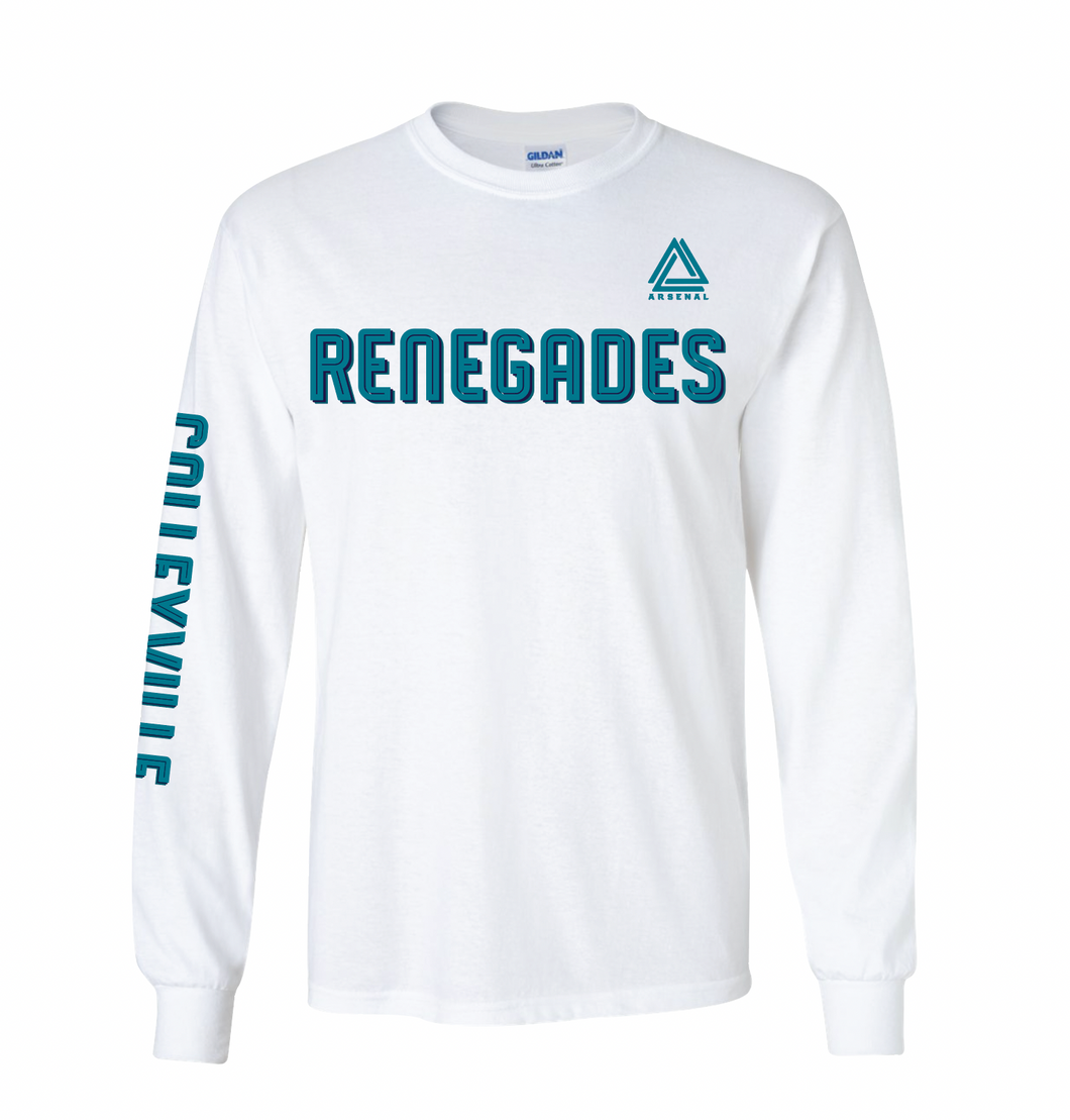 RENEGADES LS Team Tee in White