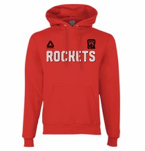 Load image into Gallery viewer, ROCKETS Pullover Hoodie in Red
