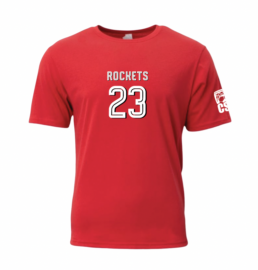 ROCKETS DriFit SS Tee in Red