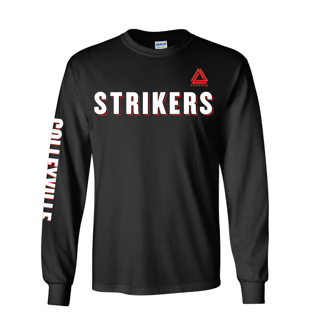 STRIKERS LS Team Tee in Black