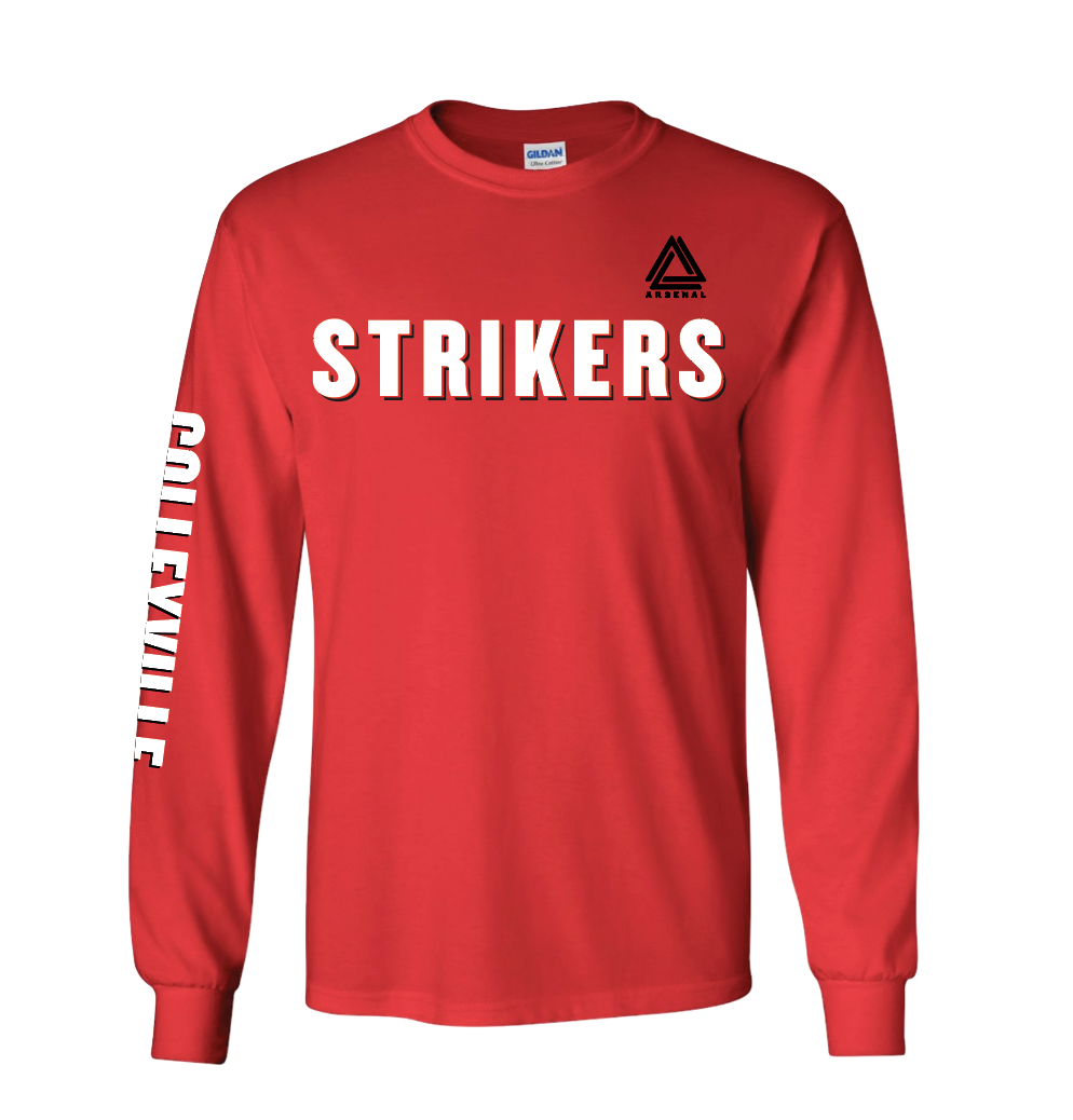 STRIKERS LS Team Tee in Red