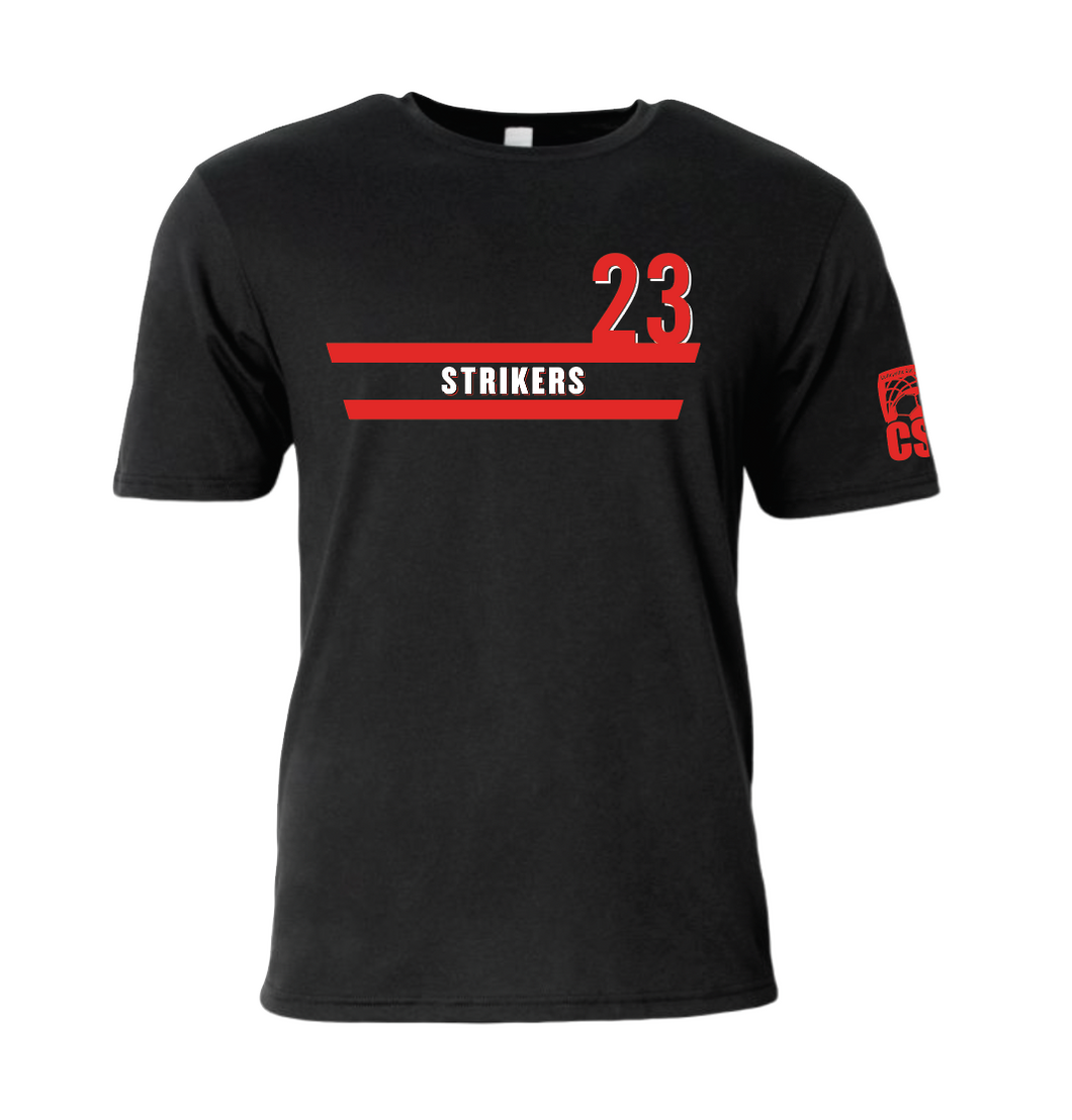 STRIKERS DriFit SS Tee in Black