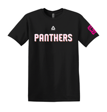 Load image into Gallery viewer, PANTHERS Team Tee in Black
