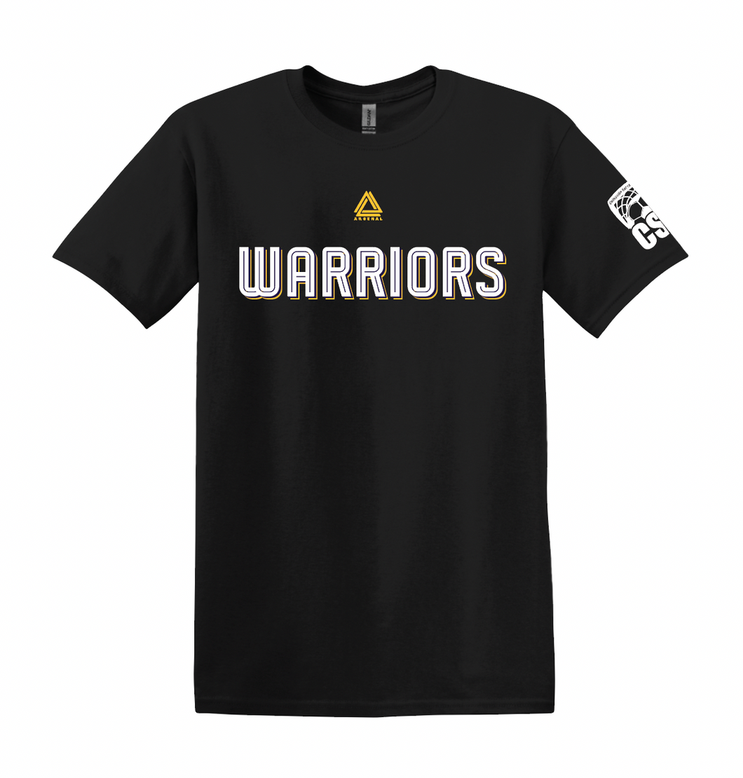 WARRIORS Team Tee in Black