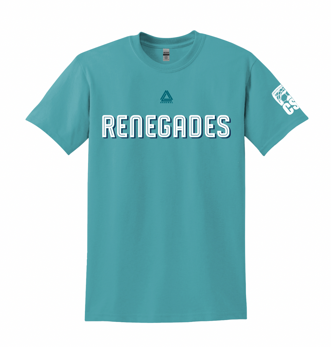 RENEGADES Team Tee in Teal