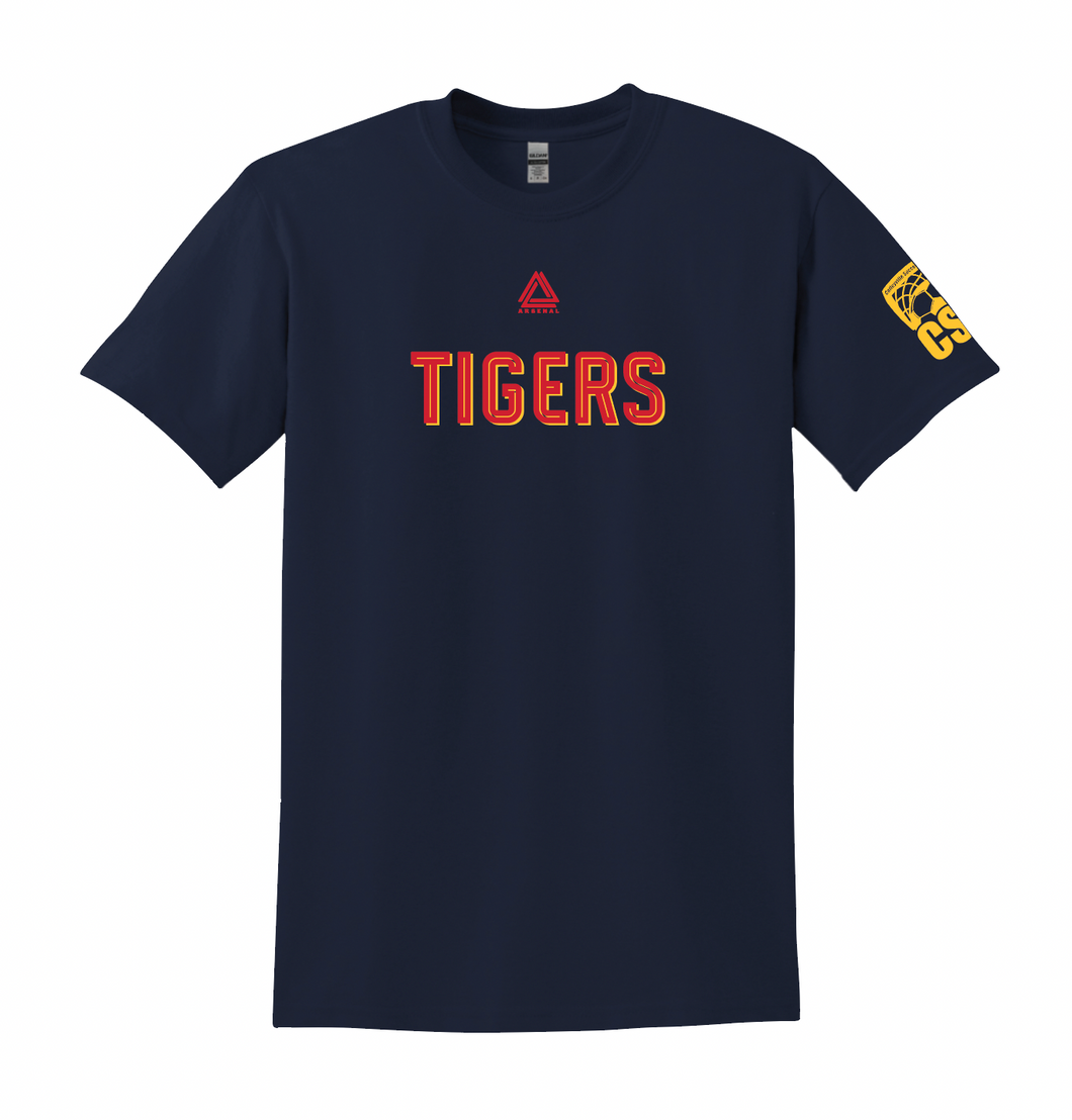 TIGERS Team Tee in Navy