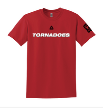 Load image into Gallery viewer, TORNADOES Team Tee in Red
