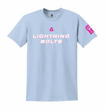 Load image into Gallery viewer, LIGHTNING BOLTS Team Tee in Light Blue
