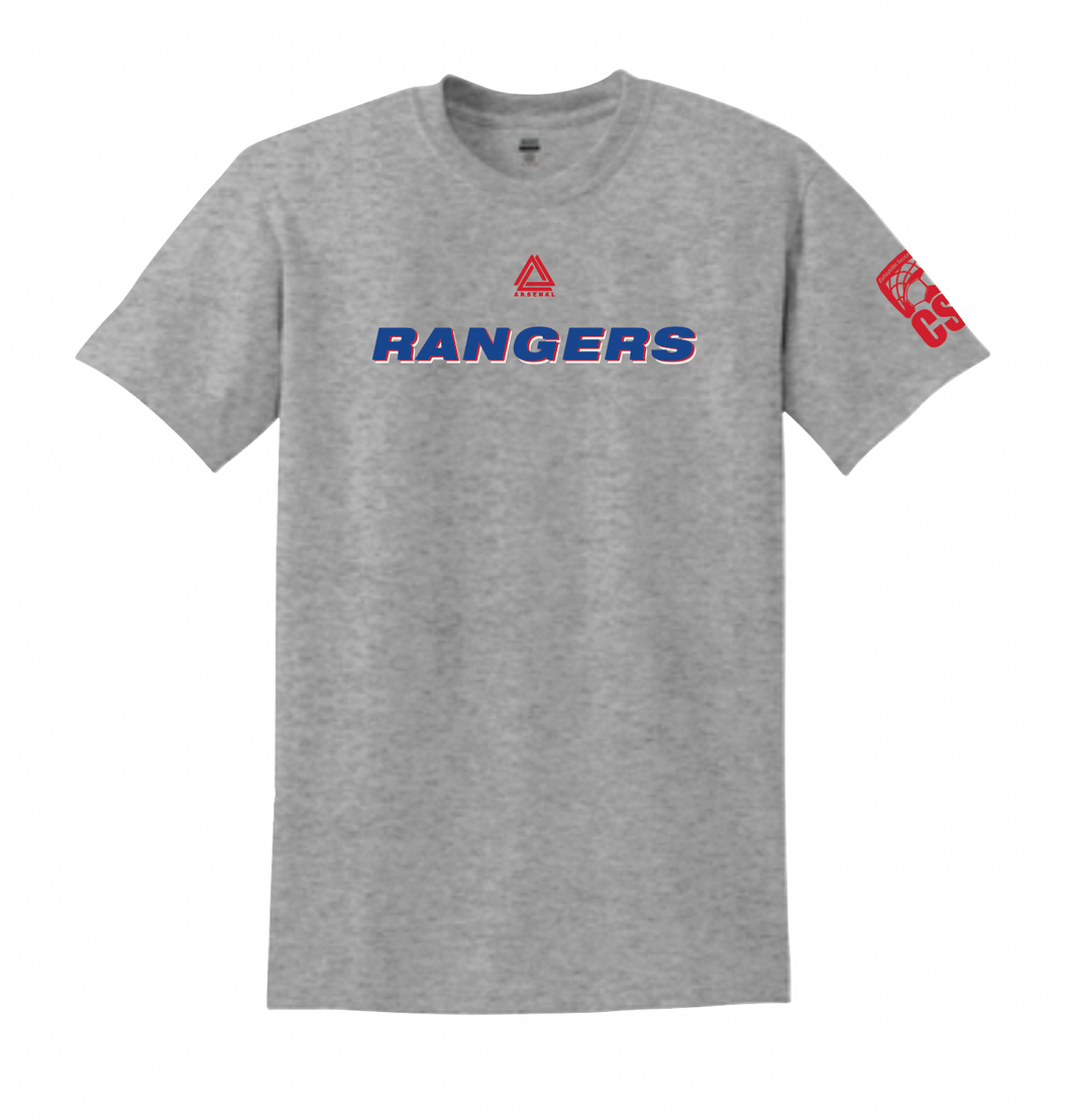 RANGERS Team Tee in Grey Htr