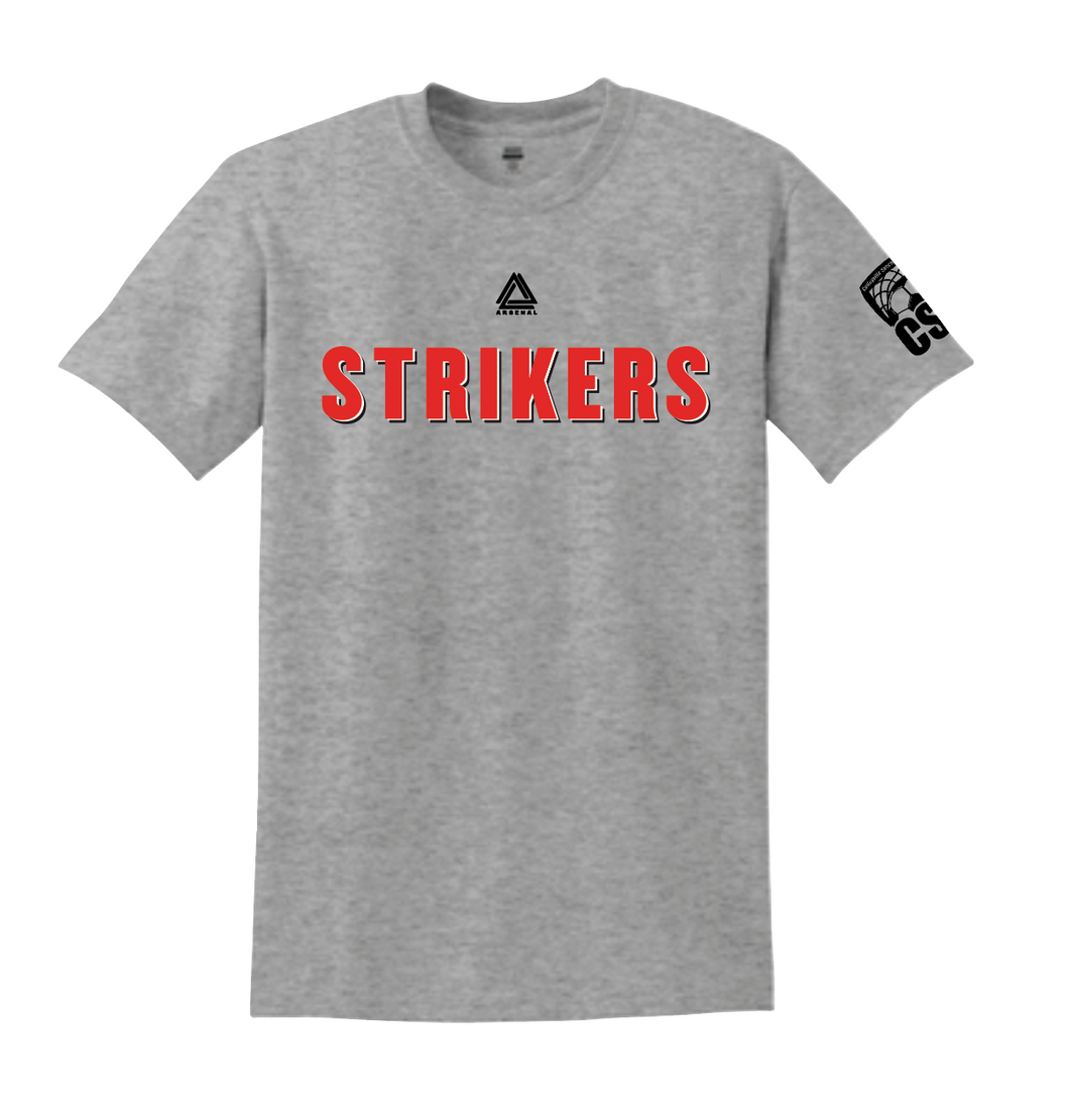 STRIKERS Team Tee in Grey Htr