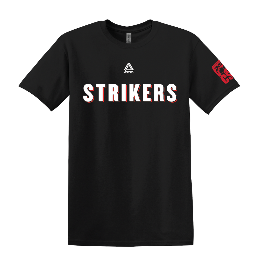 STRIKERS Team Tee in Black