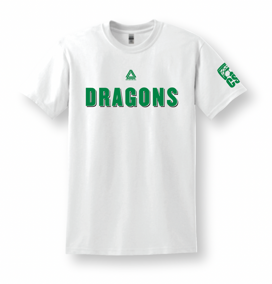 DRAGONS Team Tee in White