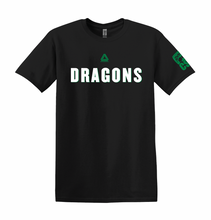 Load image into Gallery viewer, DRAGONS Team Tee in Black
