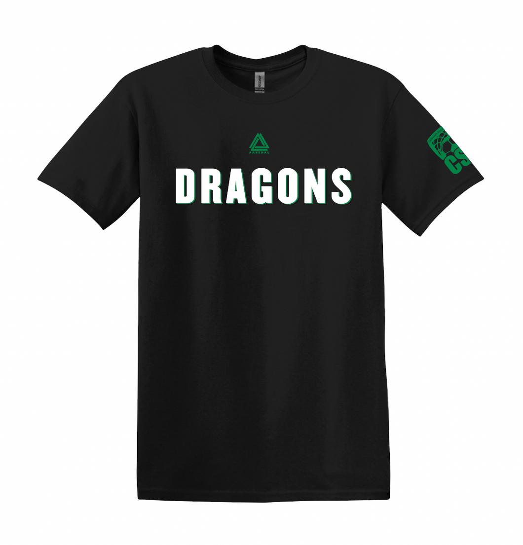 DRAGONS Team Tee in Black