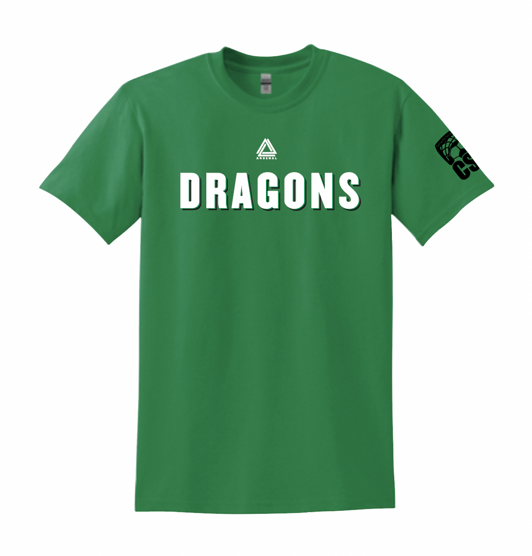 DRAGONS Team Tee in Green