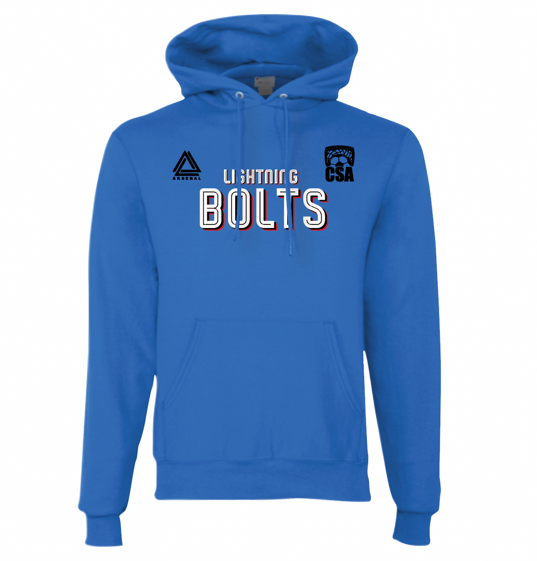 BOLTS Pullover Hoodie in Blue