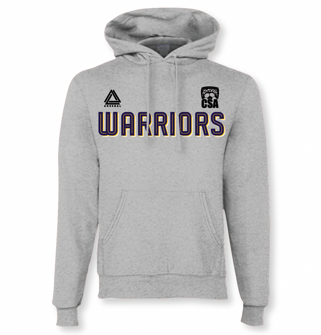 WARRIORS Pullover Hoodie in Grey Htr