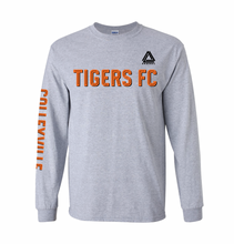 Load image into Gallery viewer, TIGERS FC LS Team Tee in Grey Htr
