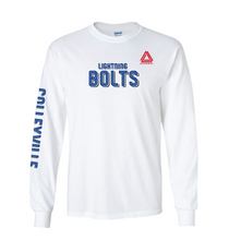 Load image into Gallery viewer, BOLTS LS Team Tee in White
