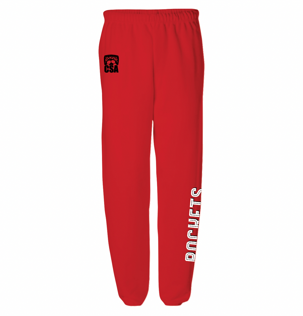 ROCKETS Team Sweatpant in Red