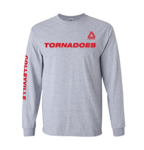 Load image into Gallery viewer, TORNADOES LS Team Tee in Grey Htr
