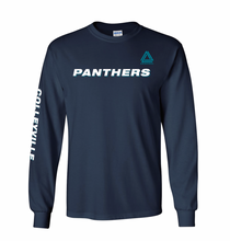 Load image into Gallery viewer, PANTHERS LS Team Tee in Navy
