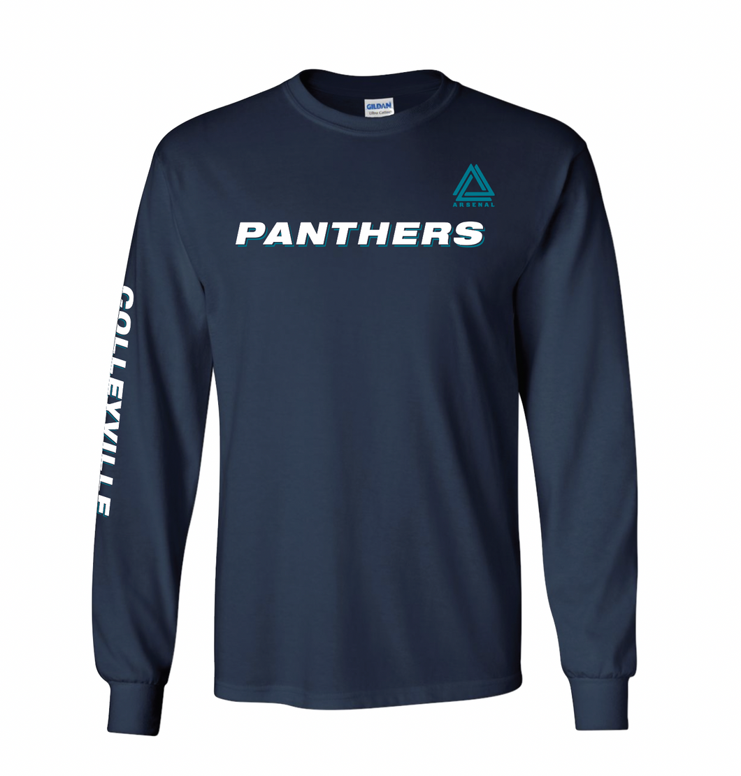 PANTHERS LS Team Tee in Navy