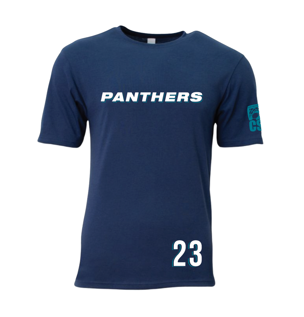 PANTHERS DriFit SS Tee in Navy