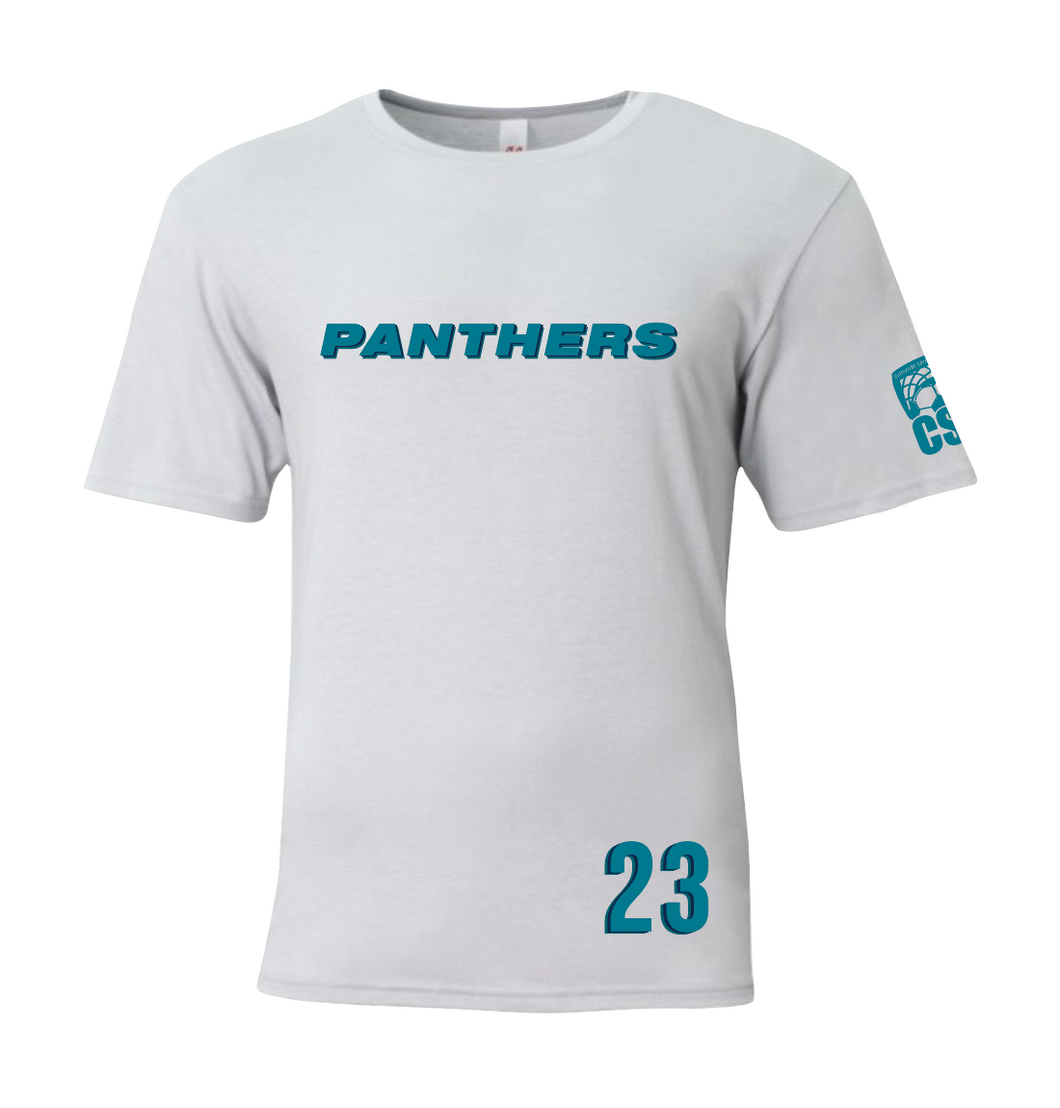 PANTHERS DriFit SS Tee in White