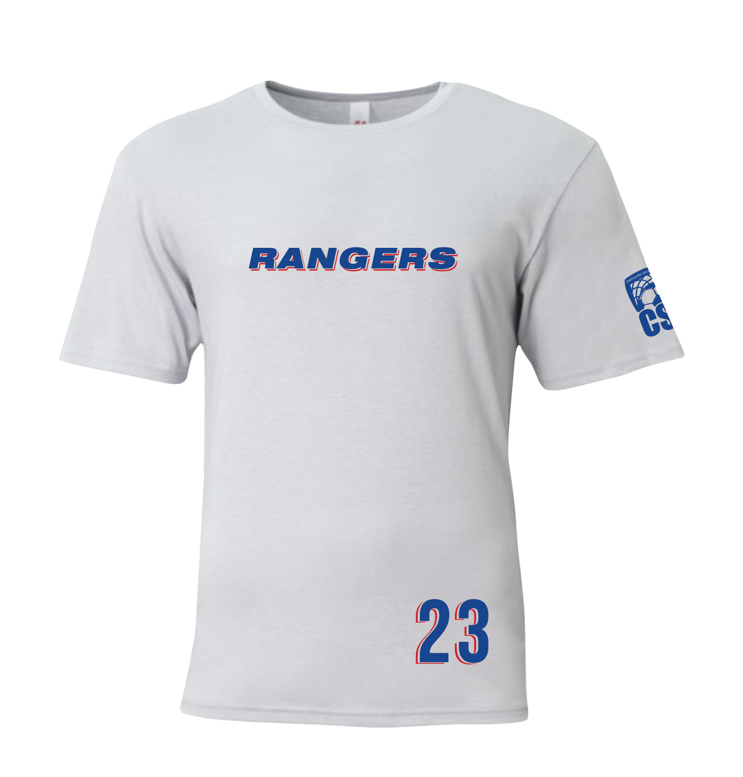 RANGERS DriFit SS Tee in White