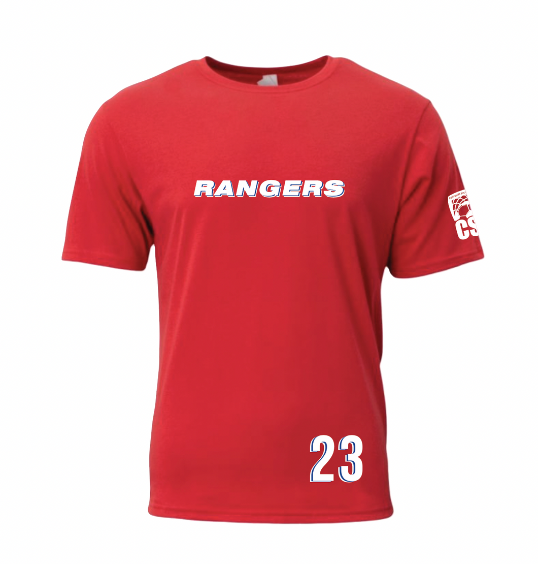 RANGERS DriFit SS Tee in Red