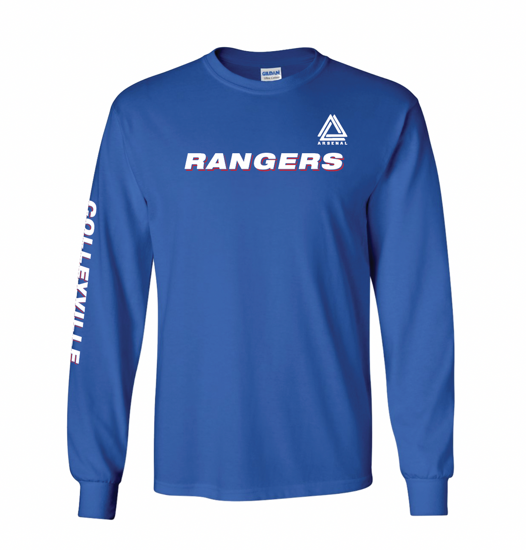 RANGERS LS Team Tee in Blue