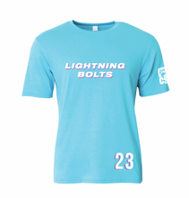 Load image into Gallery viewer, LIGHTNING BOLTS DriFit SS Tee in Light Blue
