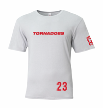 Load image into Gallery viewer, TORNADOES DriFit SS Tee in White
