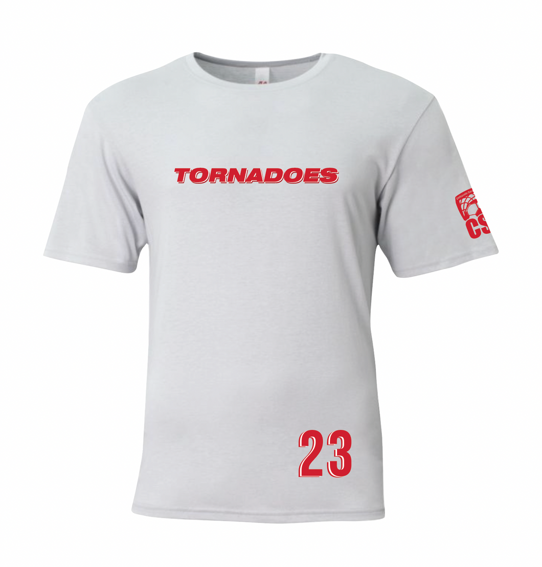 TORNADOES DriFit SS Tee in White